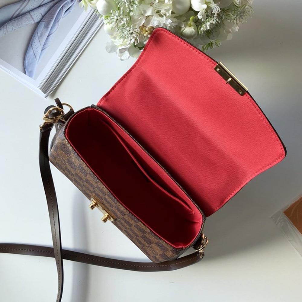 Louis Vuitton Croisette Damier Ebene Handbag product image 7, provided for visual reference and product detail review
