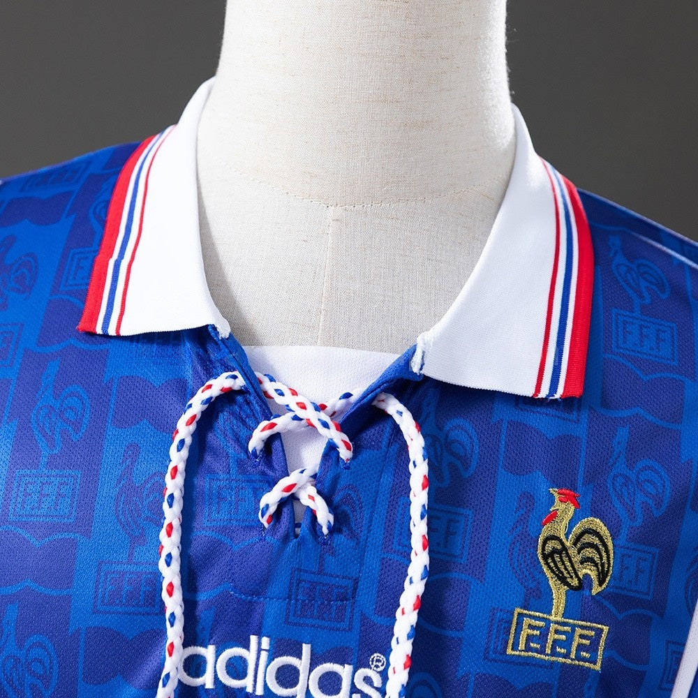 France Jersey 1996 Retro Home Football Kit product image 6