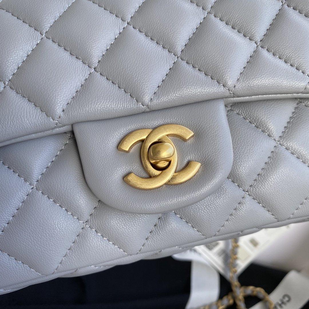 Chanel Pearl Crush Mini Flap Bag Gray product image 8, provided for visual reference and product detail review