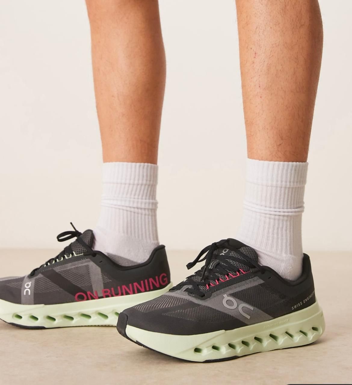 On Cloudsurfer Next Black Lima Running Shoes product image 1, provided for visual reference and product detail review