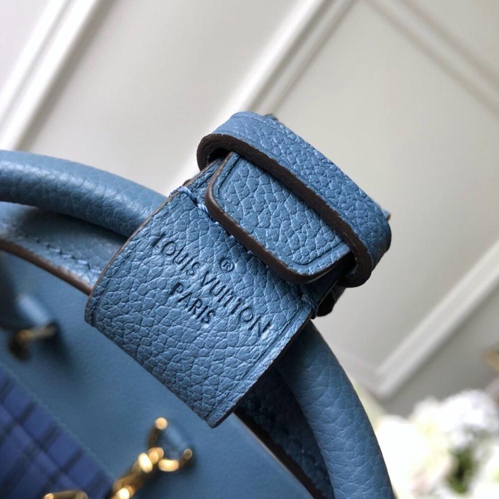 Louis Vuitton Montaigne MM Blue Handbag product image 7, provided for visual reference and product detail review