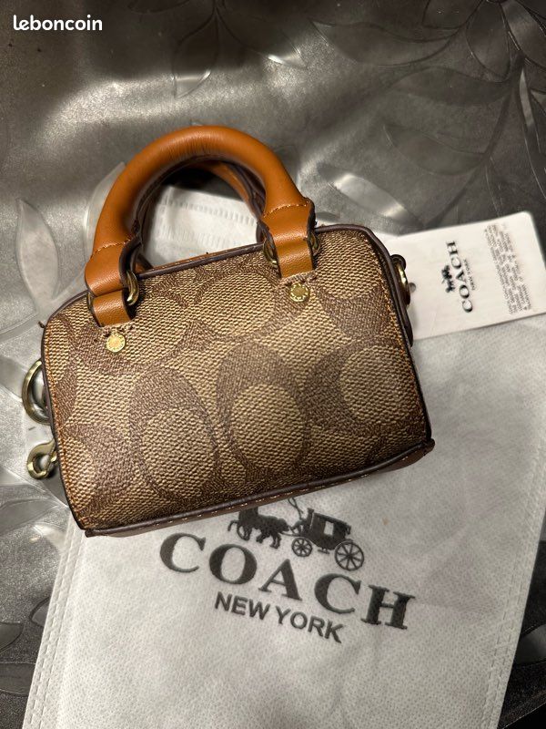 Coach Mini Rowan Charm Bag product image 2, provided for visual reference and product detail review