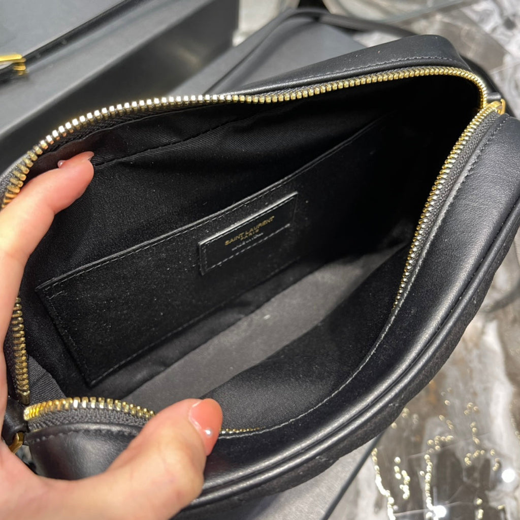 YSL Loulou Camera Bag 23cm 07 - Black product image 4, provided for visual reference and product detail review
