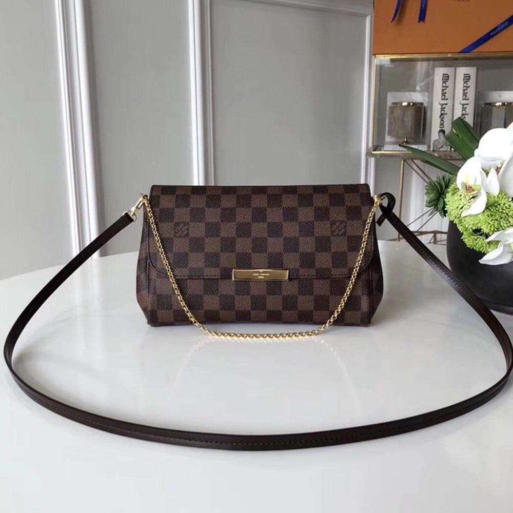LV Favorite MM Damier Ebene Shoulder Bag product image 2, provided for visual reference and product detail review