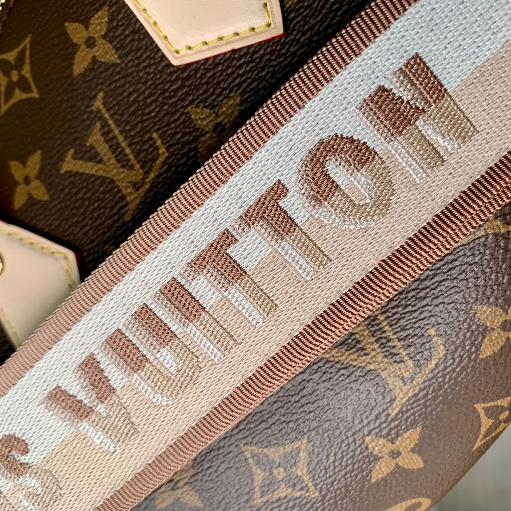 Louis Vuitton Speedy Bandouliere 20 Monogram Beige Strap Handbag product image 4, provided for visual reference and product