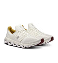On Cloudswift Suma Undyed White Ivory Running Shoes product image 1, provided for visual reference and product detail review