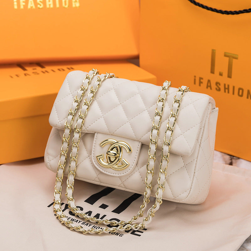 Chanel CF Classic Flap in Black Lambskin Handbag product image 4, provided for visual reference and product detail review