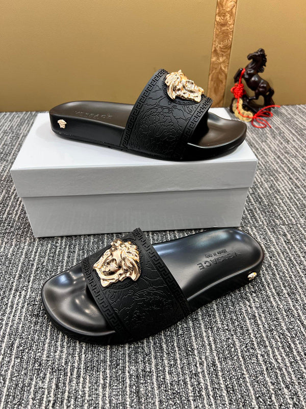 YVS7 Unisex Leather Slippers product image 13, provided for visual reference and product detail review