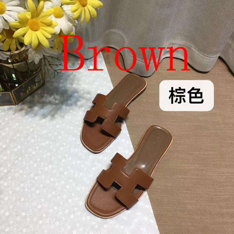 MJHS03 Women Leather Slippers product image 4, provided for visual reference and product detail review