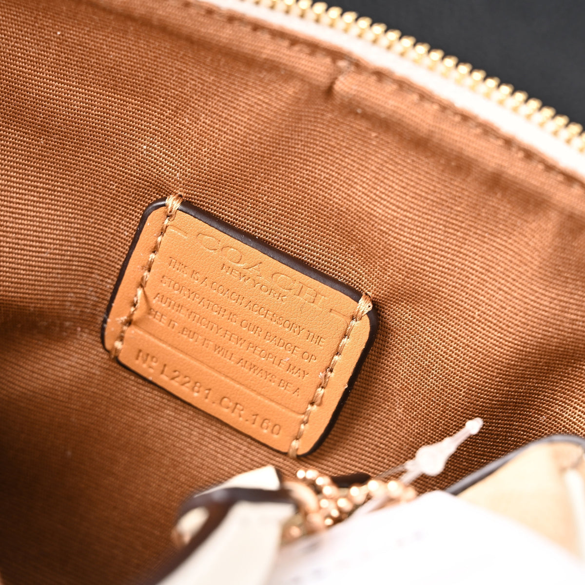 Coach Rowan Satchel – Signature Canvas Top Handle Bag with Crossbody Strap (Khaki/Chalk) product image 8, provided for