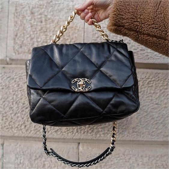 Chanel 19 Bag 30cm - Black product image 1, provided for visual reference and product detail review