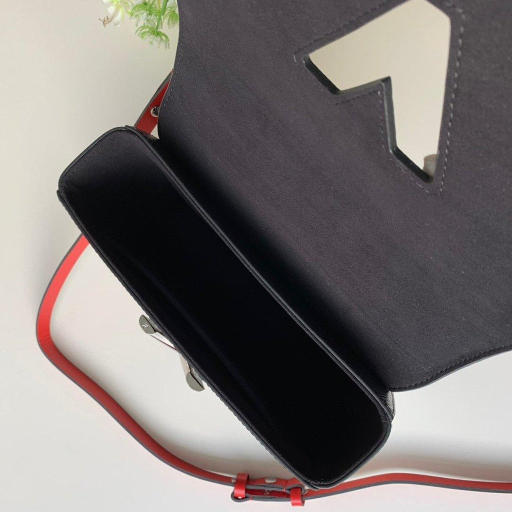 LV Twist MM Epi Leather Handle Crossbody Bag with LV Twist Lock and Love Lock Charms product image 5, provided for visual