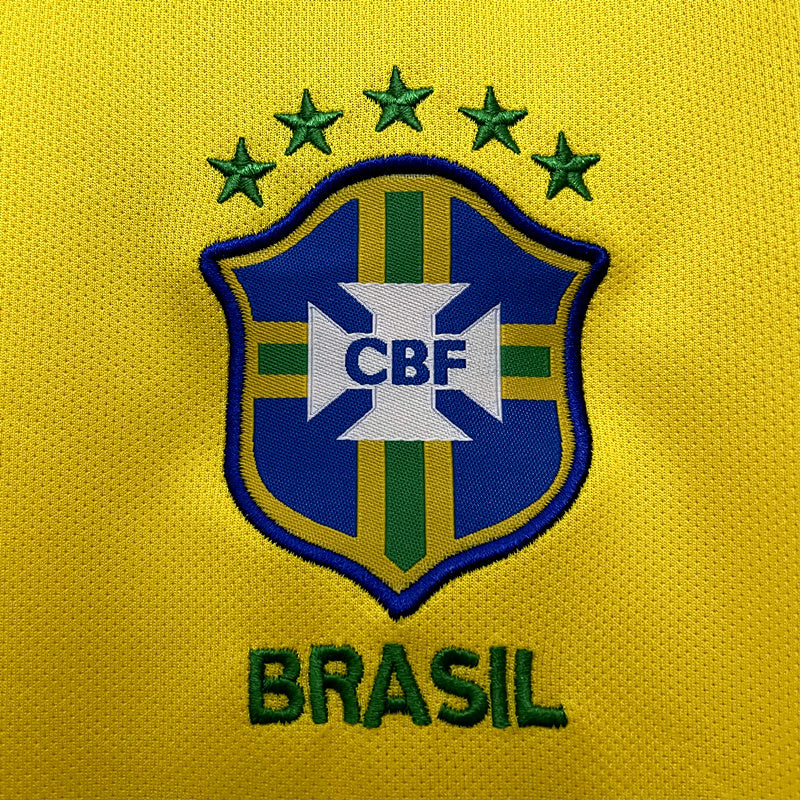 Brazil Home Jersey 2018 Retro Football Kit Soccer Shirt product image 10