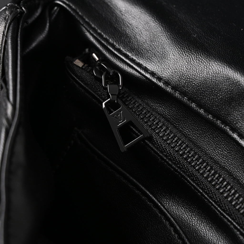 Louis Vuitton Go-14 MM Quilted Leather Chain Shoulder Bag – Black - Classic Black product image 3, provided for visual