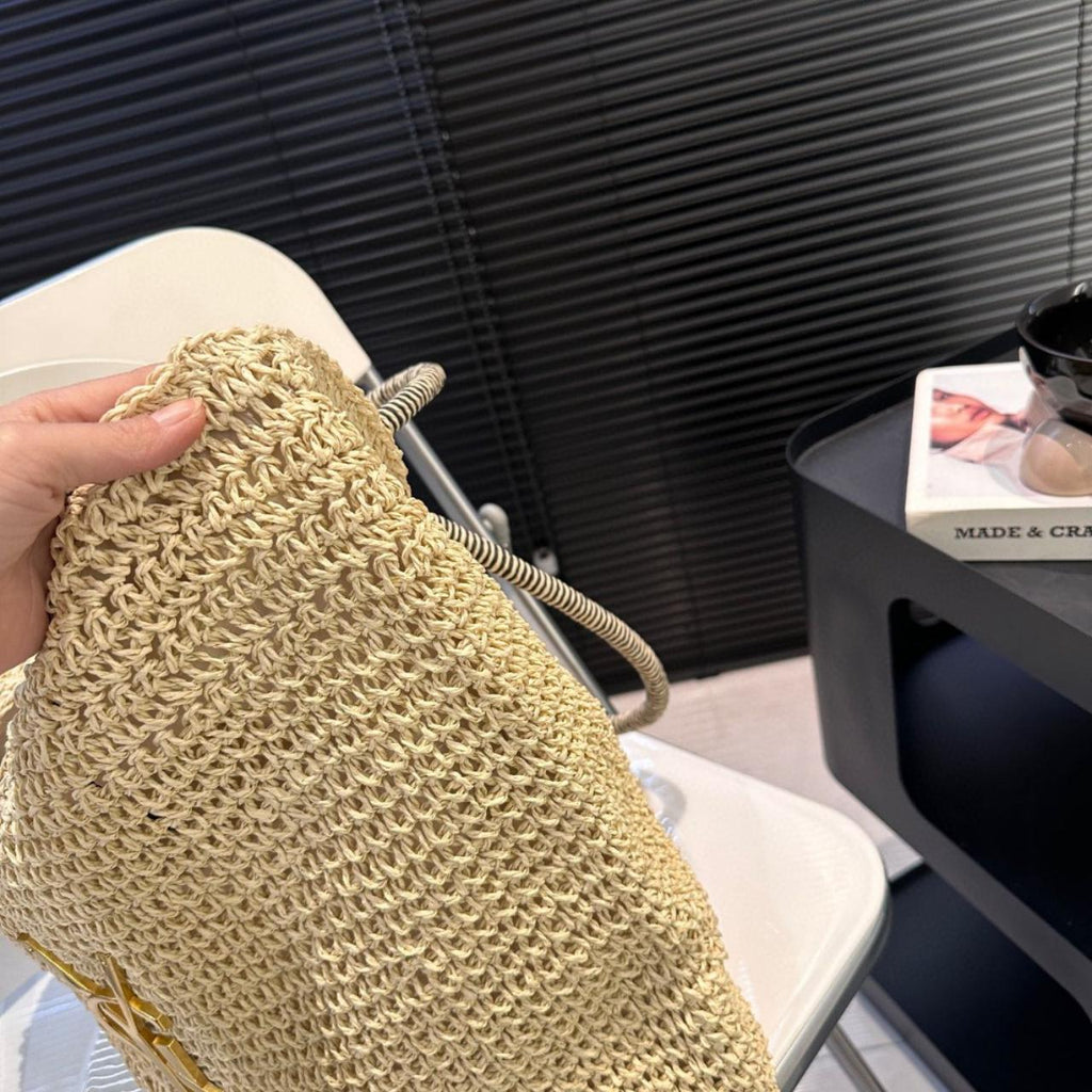 Saint Laurent YSL Raffia Bag product image 4, provided for visual reference and product detail review