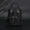 Burberry the Rucksack – Black Nylon & Leather Backpack with Gold-Tone Hardware - Black with Gold Accents product image 1,