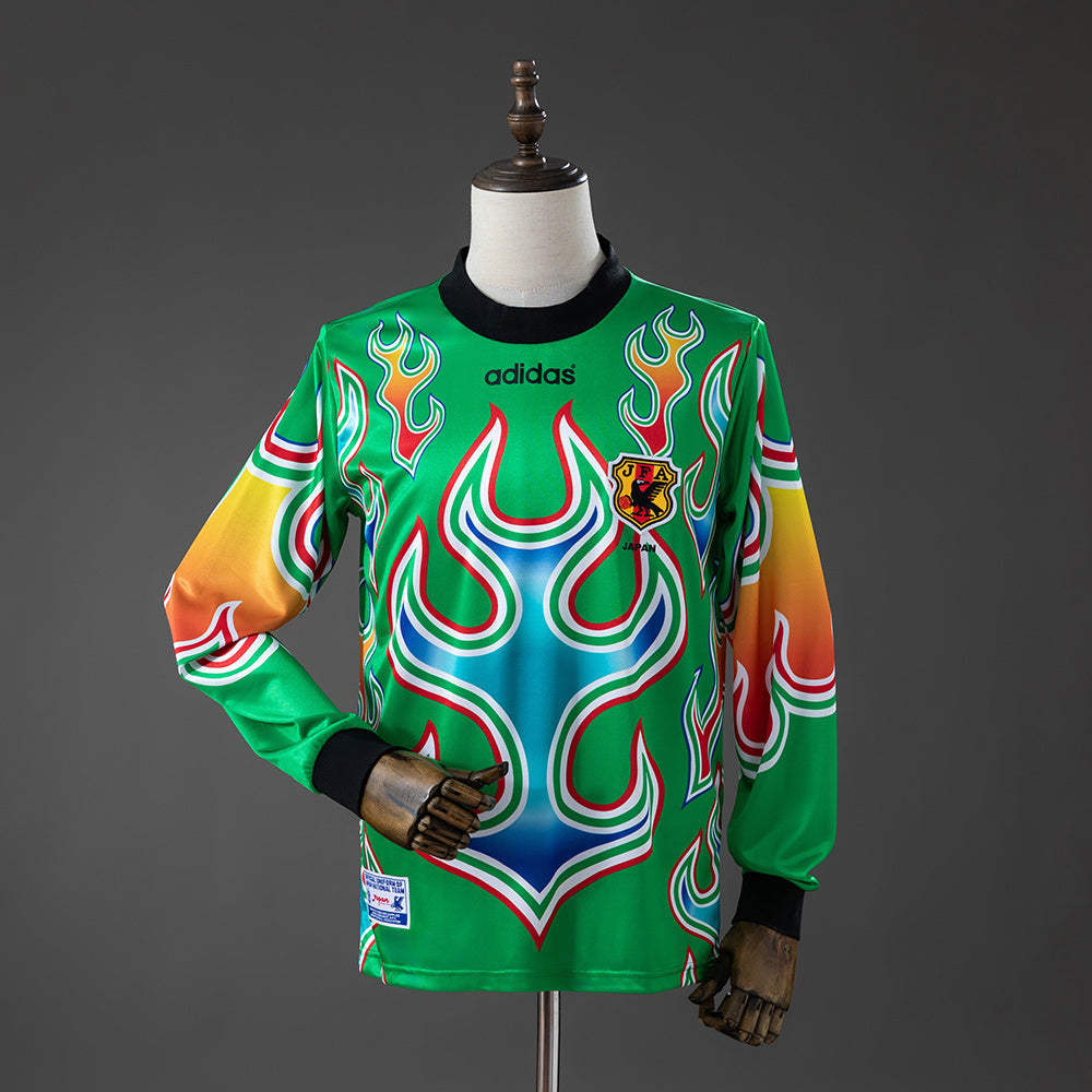 Retro Japan GK Jersey 1998 Long Sleeves Football Kit Soccer product image 1