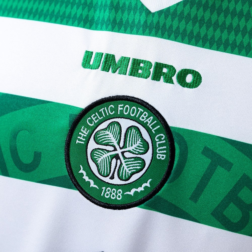 Celtic Jersey 1997-99 Home Retro Football Kit product image 4