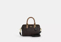 Mini Rowan Crossbody Bag Signature Canvas - Walnut product image 1, provided for visual reference and product detail review
