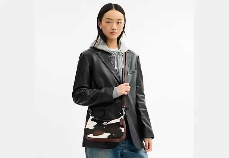 Teri Shoulder Bag with Cow Print product image 3, provided for visual reference and product detail review