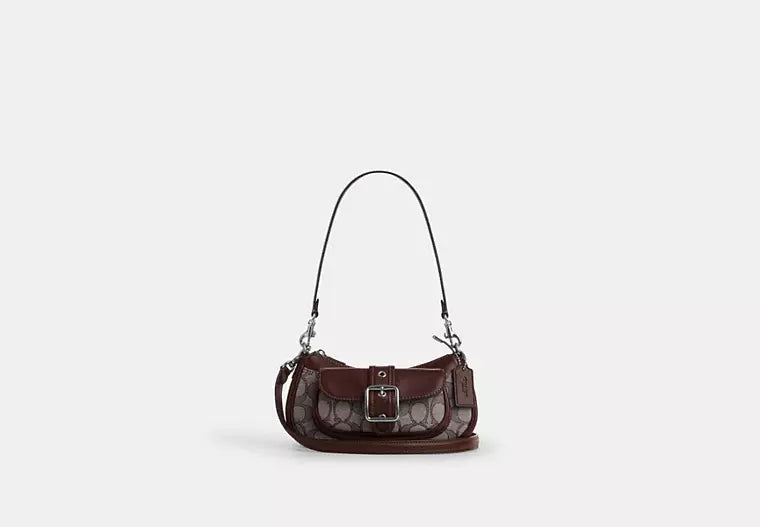 Ashton Mini Shoulder Bag in Signature Jacquard product image 1, provided for visual reference and product detail review