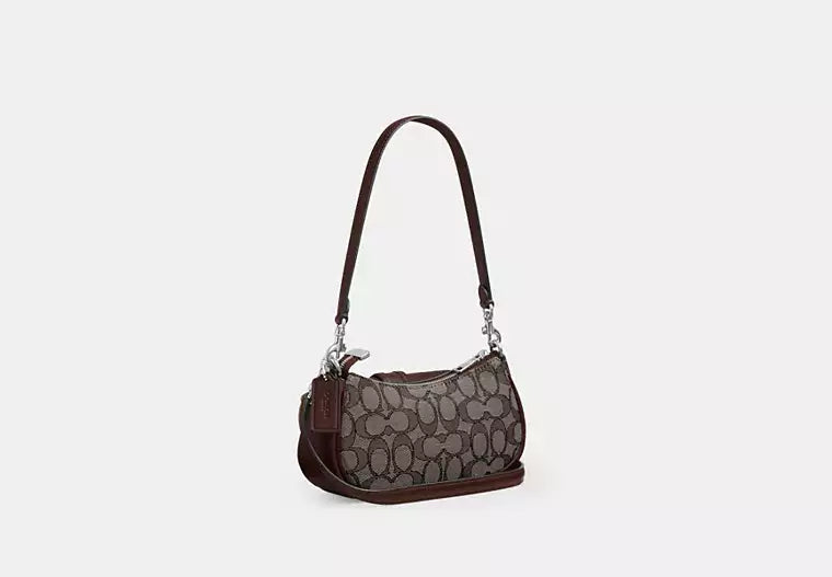 Ashton Mini Shoulder Bag in Signature Jacquard product image 2, provided for visual reference and product detail review
