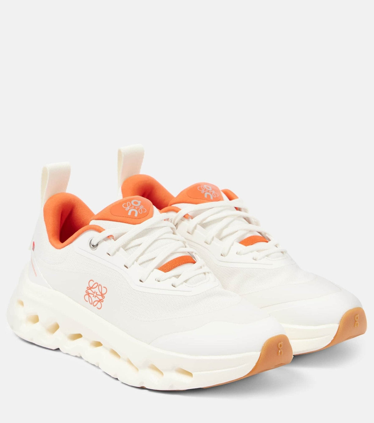 LOEWE x On Cloudtilt 2.0 White/Orange Lifestyle Sneakers product image 2, provided for visual reference and product detail