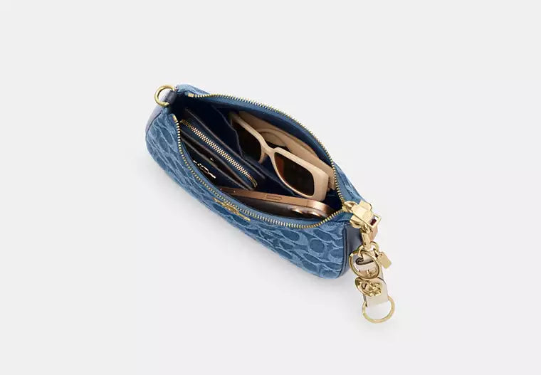 Teri Mini Shoulder Bag | Signature Denim product image 7, provided for visual reference and product detail review