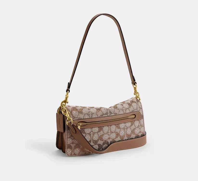 Coach Tabby Shoulder Bag 26 - Crystal Signature Jacquard product image 6, provided for visual reference and product detail