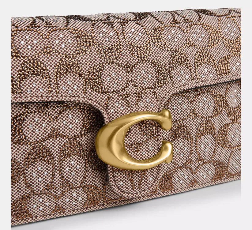 Coach Tabby Shoulder Bag 26 - Crystal Signature Jacquard product image 8, provided for visual reference and product detail
