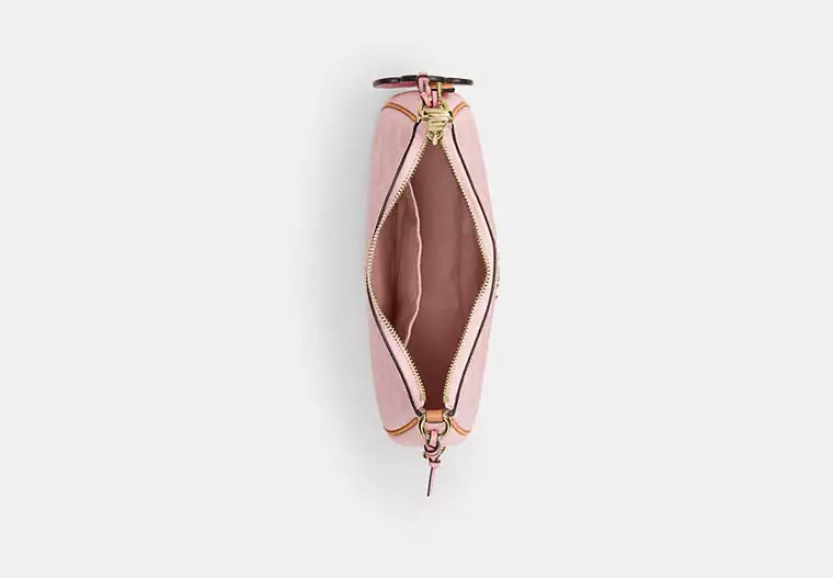 Pink Teri Shoulder Bag in Signature Canvas product image 3, provided for visual reference and product detail review