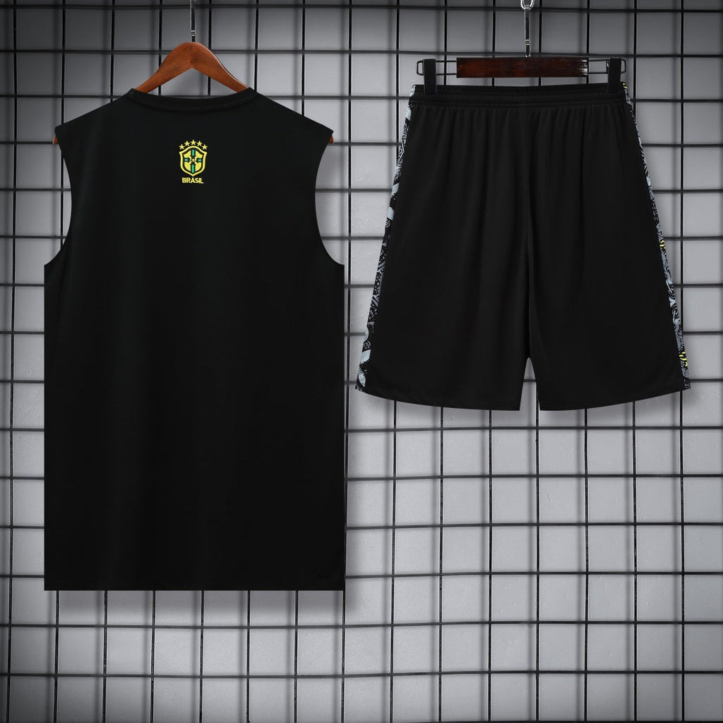 Brazil Vest Set Training Tracksuits 25/26 Football Kit product image 2