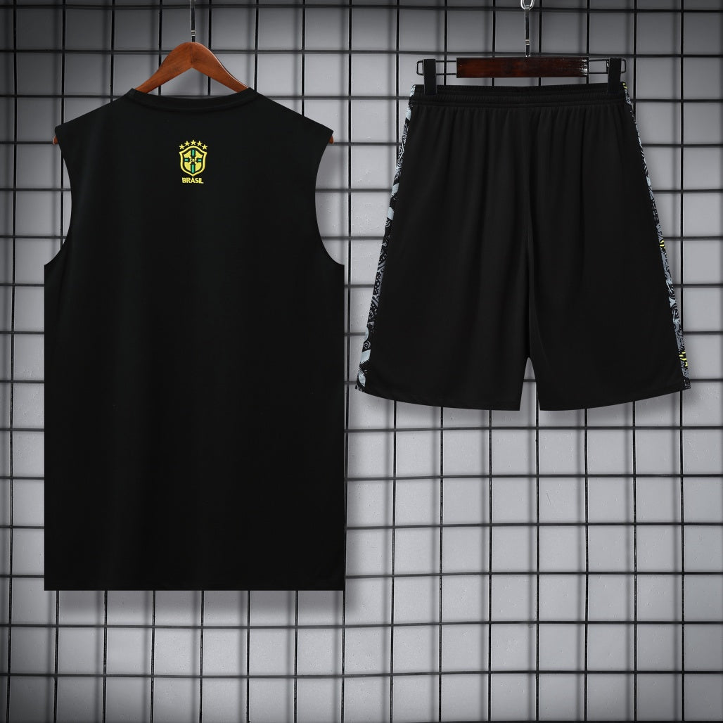 Brazil Vest Set Training Tracksuits 25/26 Football Kit product image 2