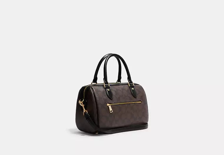 Rowan Satchel Bag in Signature Canvas product image 2, provided for visual reference and product detail review