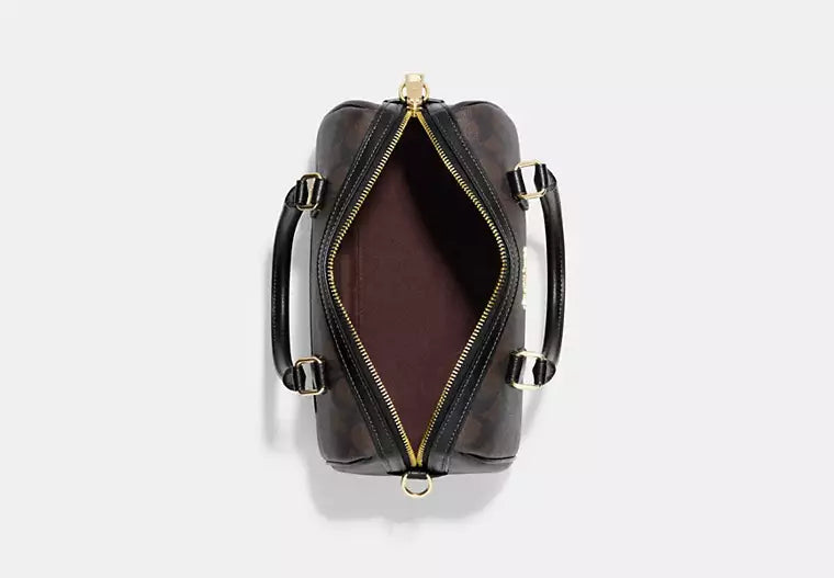 Rowan Satchel Bag in Signature Canvas product image 3, provided for visual reference and product detail review
