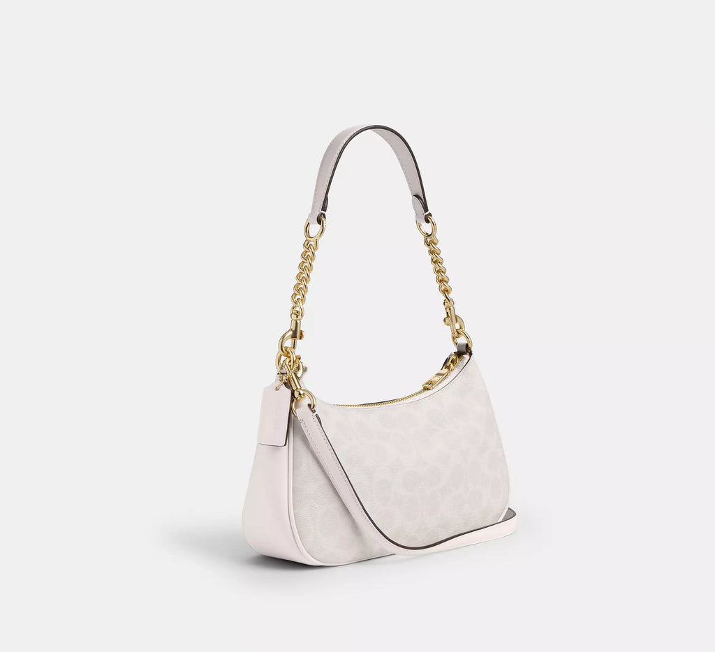 Coach Teri Shoulder Bag - White & Pink product image 5, provided for visual reference and product detail review
