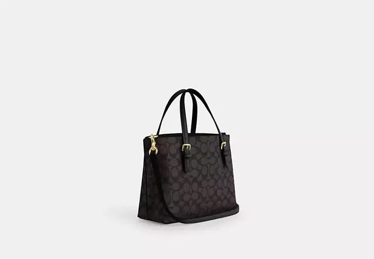 Coach Signature Mollie Tote Bag 25 - Signature Walnut product image 2, provided for visual reference and product detail