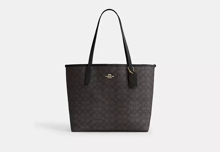 Coach Small City Tote product image 1, provided for visual reference and product detail review