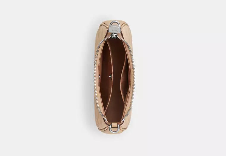 Teri Mini Crossbody Bag in Signature Canvas - Tan/Brown product image 5, provided for visual reference and product detail