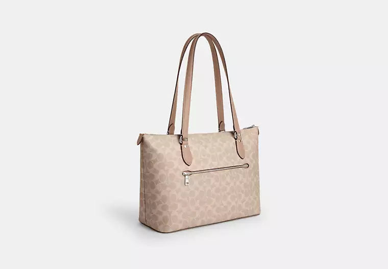 Gallery Tote Bag in Signature Canvas - Sand product image 2, provided for visual reference and product detail review
