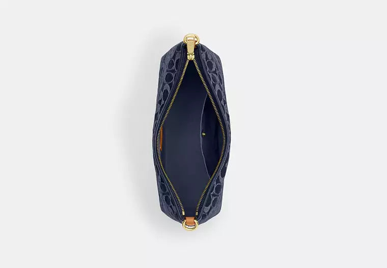 Coach Laurel Shoulder Bag in Signature Denim product image 4, provided for visual reference and product detail review