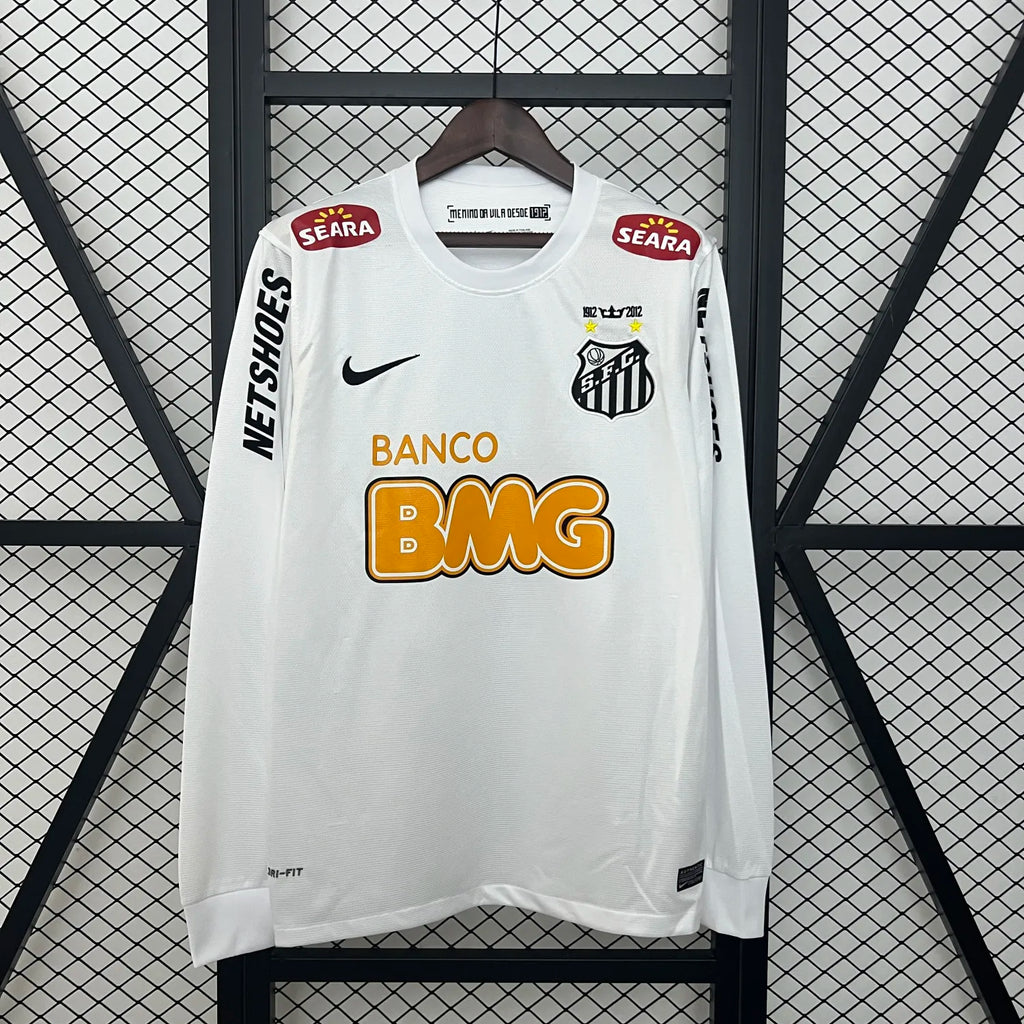 Retro Santos Jersey 12/13 Home Long Sleeves Football Kit product image 1