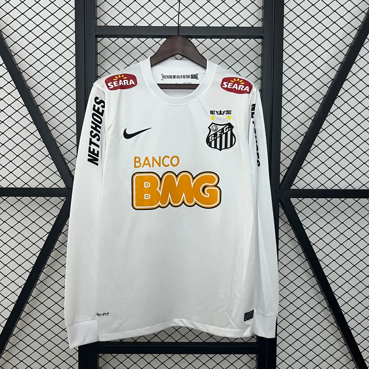 Retro Santos Jersey 12/13 Home Long Sleeves Football Kit product image 1
