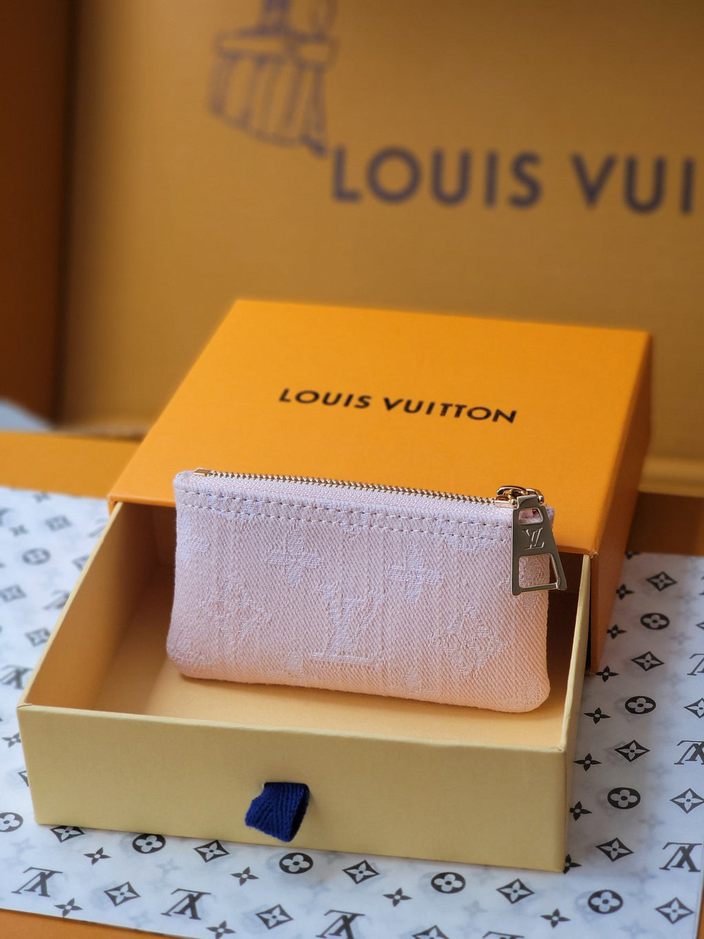LV Denim Key Pouch - Pink product image 4, provided for visual reference and product detail review