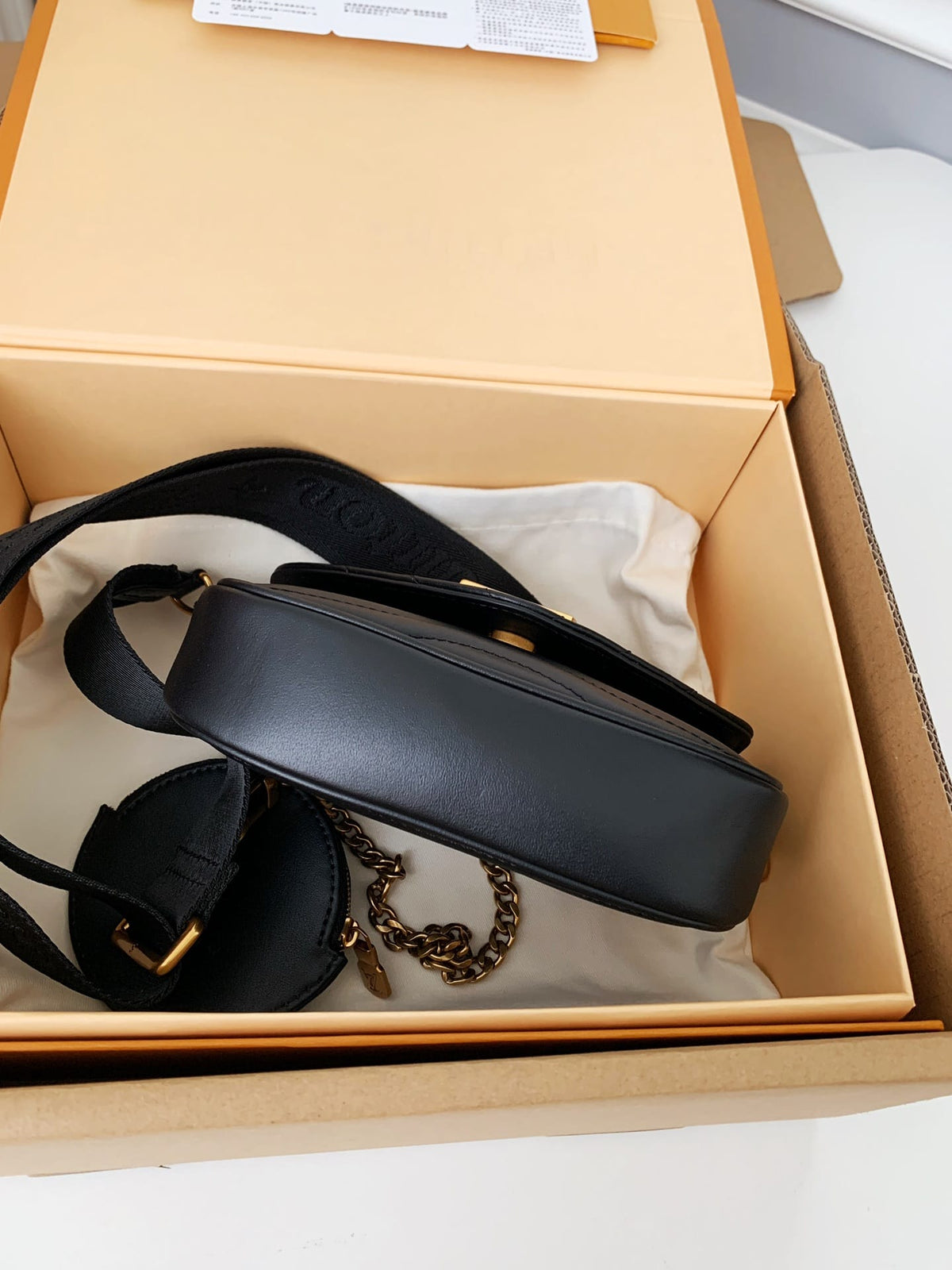 Louis Vuitton New Wave Multi-Pochette Handbag - Black product image 9, provided for visual reference and product detail