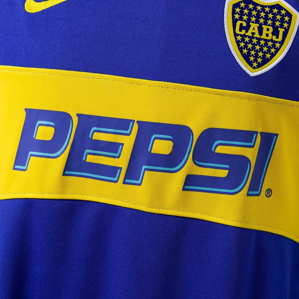 Boca Juniors Jersey 2003-04 Home Retro Football Kit Long product image 7