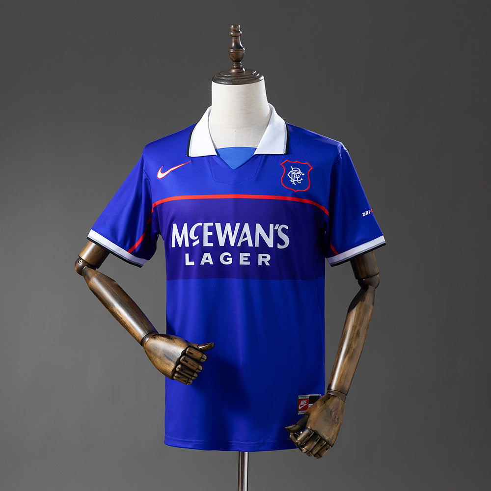 Rangers Jersey 1997-99 Home Retro Football Kit product image 1
