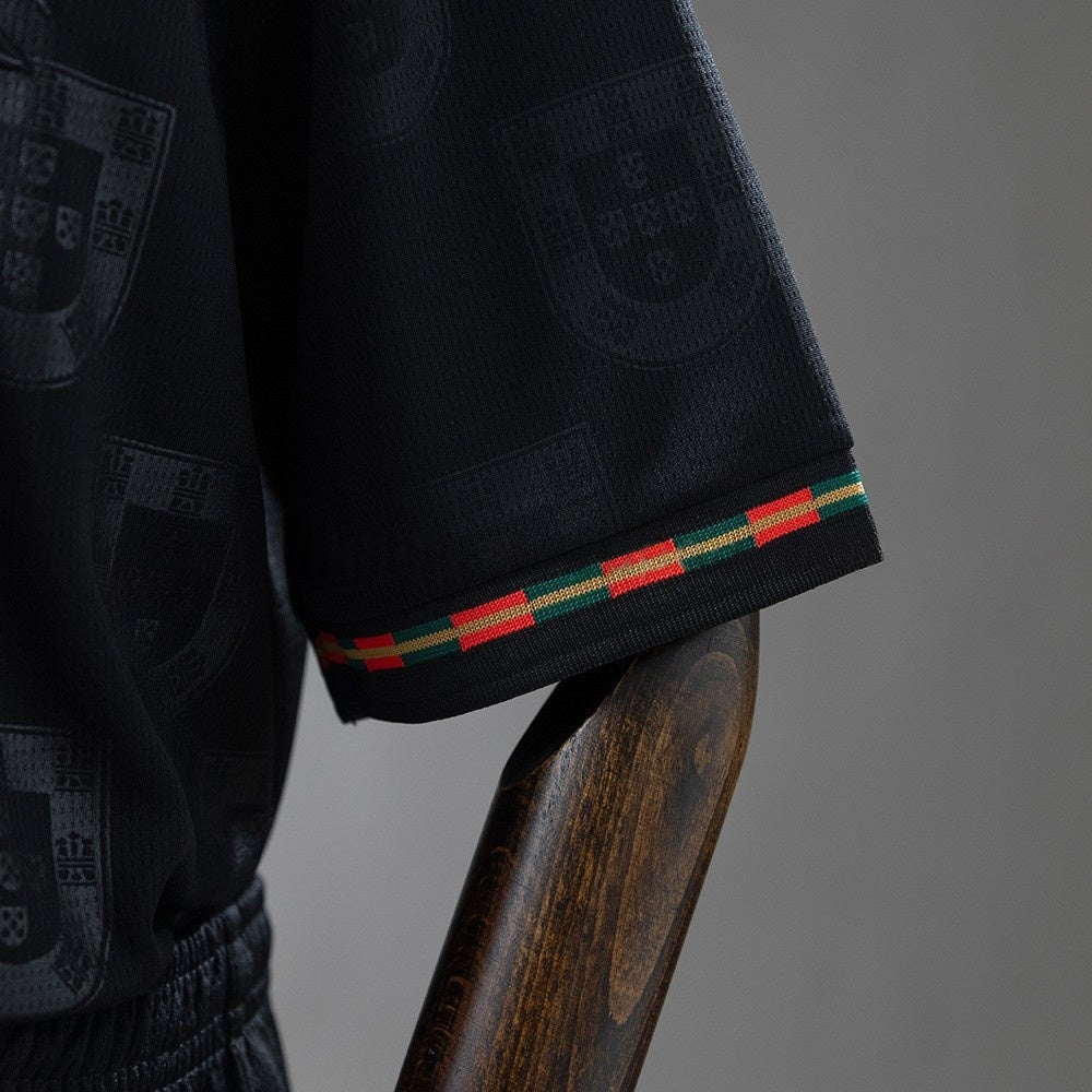 Kids Portugal Jersey 25/26 Black Football Kit product image 4