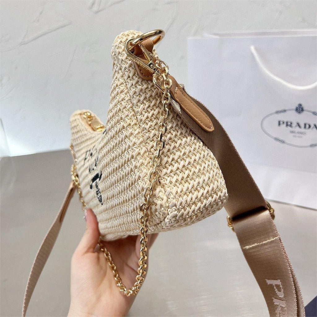 Prada Handbag Re-Edition 2005 Bag 8.3X7X2.3Inch - Beige product image 6, provided for visual reference and product detail