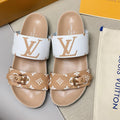Louis Vuitton Bom Dia Mule Slides Sandals product image 1, provided for visual reference and product detail review